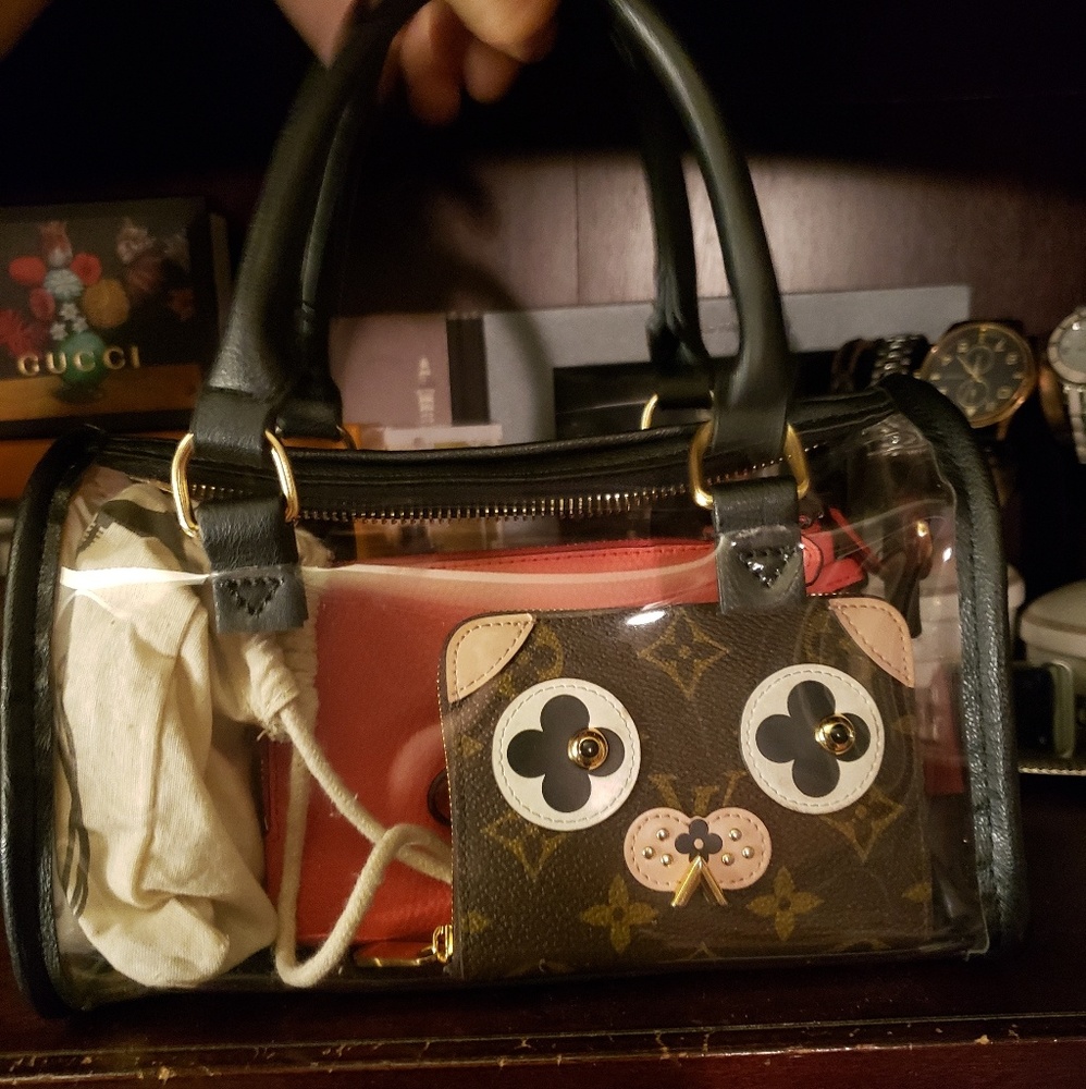 Transparent purse sold on m